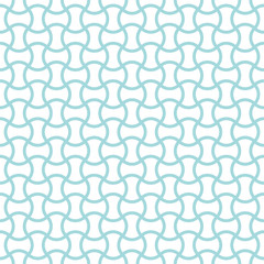 Seamless Pattern Abstract Waves Turquoise