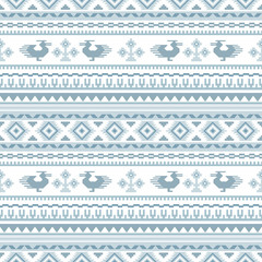 Ethnic seamless patterns, background in folk style. Ukrainian ornament.