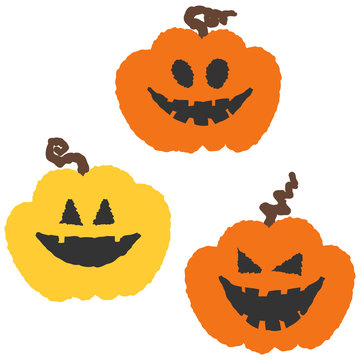 simple and cute halloween vector icons