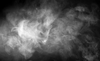 White Smoke on Black