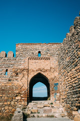 Gori, Shida Kartli Region, Georgia. Gates And Walls Of Gori Fortress