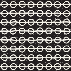 Seamless pattern with hand drawn lines. Abstract background with freehand brush strokes. Black and white texture. Ornament for wrapping paper.