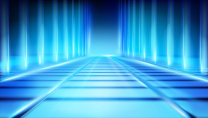 Virtual space. Vector illustration.
