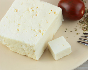 Preparing breakfast with cheese