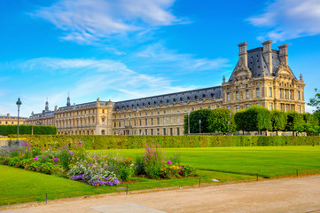 palace and park Versailles complex, the historical residence of the French kings - obrazy, fototapety, plakaty