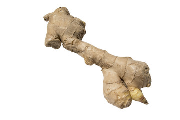 ginger root isolated on white background photo. Beautiful picture, background, wallpaper