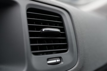 Modern car air condition vents