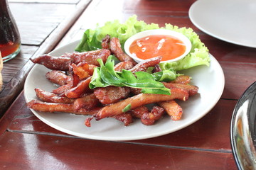  Fried pork