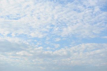 Blue sky with clouds
