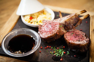 Rack of New Zealand lamb