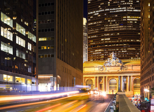 Fototapeta Grand Central di notte