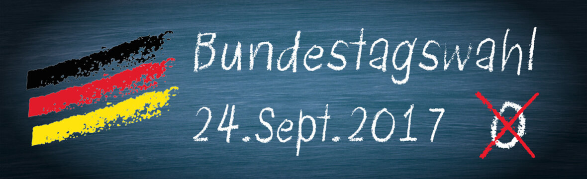 Bundestagswahl am 24 September 2017, Wahl zum deutschen Bundestag, Demokratie und Politik