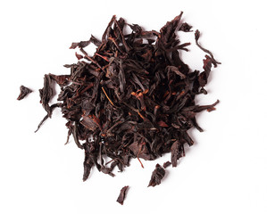 tea on the white background