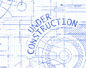 Under Construction Graph Paper Machine