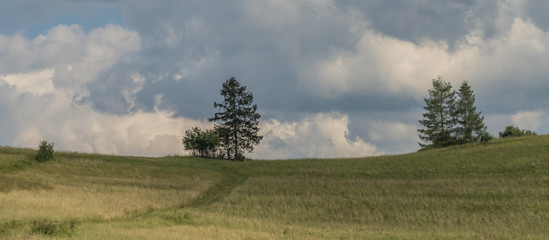 Sunny summer day over Lesnica village © luzkovyvagon.cz