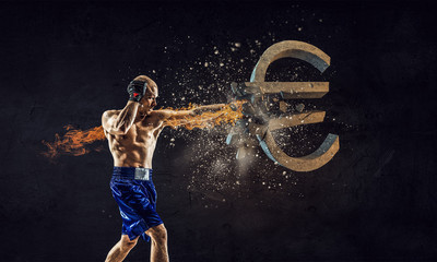 Obraz na płótnie Canvas Fighting for currency rate