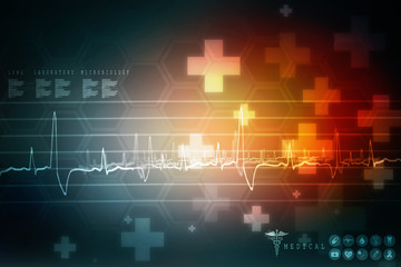 Obraz premium 2D medical structure background