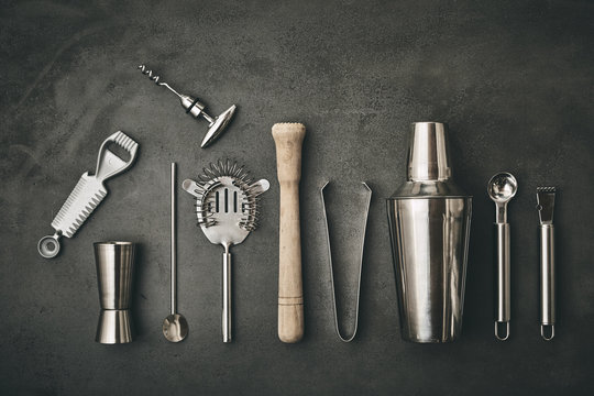 Collection of Cocktail Bar utensils