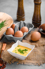 Hollandaise sauce product photo