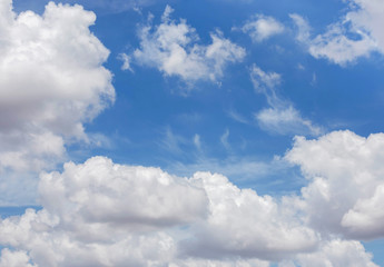abstract white clouds on blue sky 