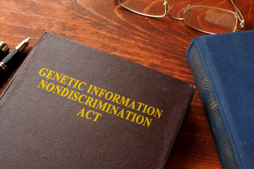 Book with title The Genetic Information Nondiscrimination Act of 2008 (GINA).