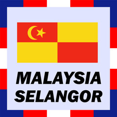 Official ensigns, flag and coat of arm of Malaysia - Selangor