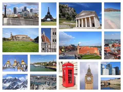 Europe landmarks