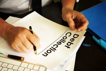 Manager is holding Debt collection.