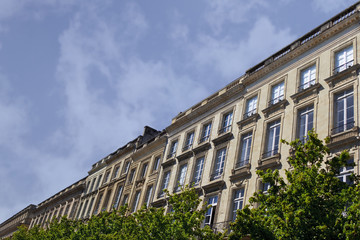 Fototapeta na wymiar Facades in Bordeaux
