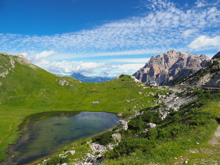 Bergsee am Lagazuoi, Dolomiten