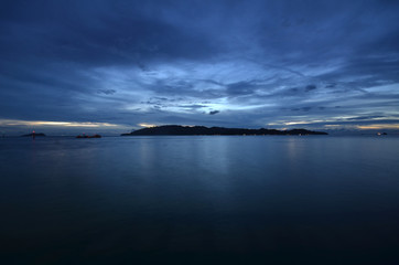 Sunset view in Kota Kinabalu, Sabah