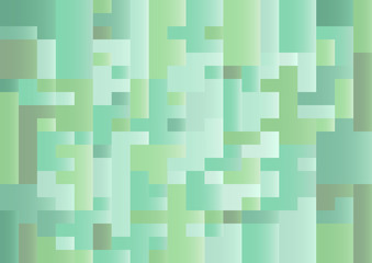 Green background which consist of rectangles, vector illustration