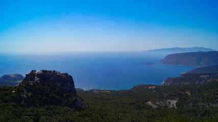Fototapeta premium Rhodos Griechenland Blick über das Meer