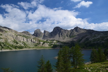 Fototapeta na wymiar Lac d'Allos - Parc national du Mercantour