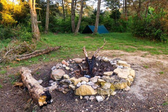 Fireplaces and camping