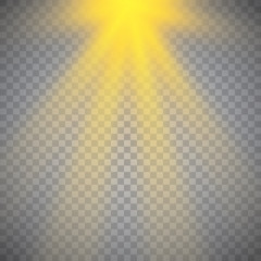 Scene illumination, transparent effects on a plaid dark background. Bright lighting with spotlights.