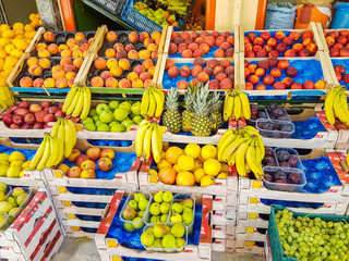 green grocery greece fruits colrors