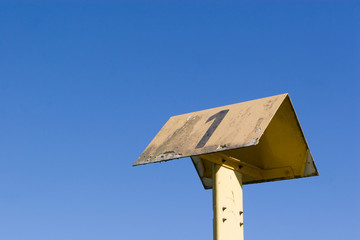 Hinweistafel f&uuml;r Segelflieger