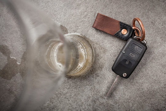 Drunk driving concept