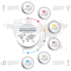 Business Infographics design template illustration