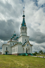 Fototapeta na wymiar Temple Lubcha,Belarus.
