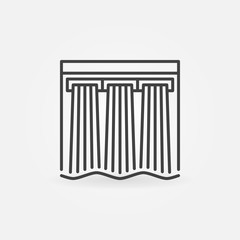 Hydroelectricity vector icon