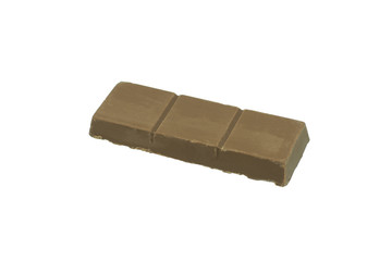 chocolate bar isolated on white
