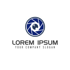 photograpy logo design concept template