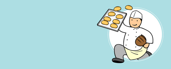 Schneller Bäcker bei Lieferung