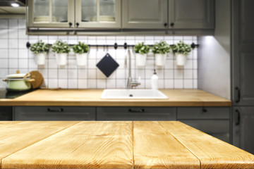 desk space in kitchen 