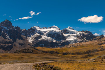 dirt road in mountain landscape