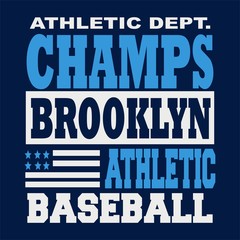 graphic design BROOKLYN for shirt and print