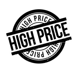 High Price rubber stamp. Grunge design with dust scratches. Effects can be easily removed for a clean, crisp look. Color is easily changed.