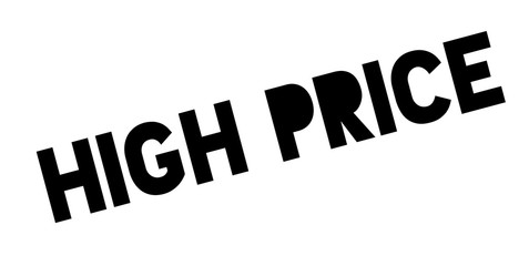 High Price rubber stamp. Grunge design with dust scratches. Effects can be easily removed for a clean, crisp look. Color is easily changed.